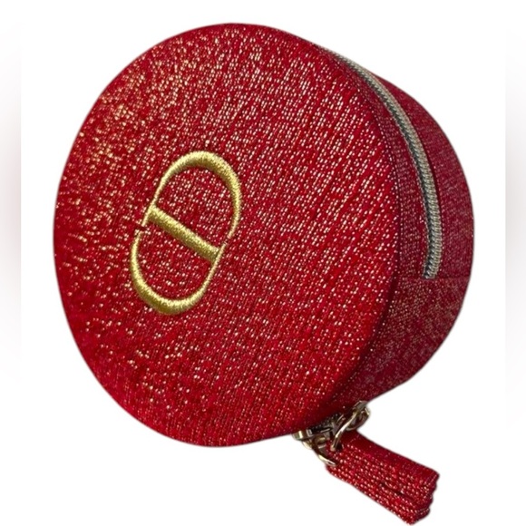 NIB - Dior Trousse Vanity Case 2025 Lunar New Year with Gold CD Logo - Picture 5 of 9